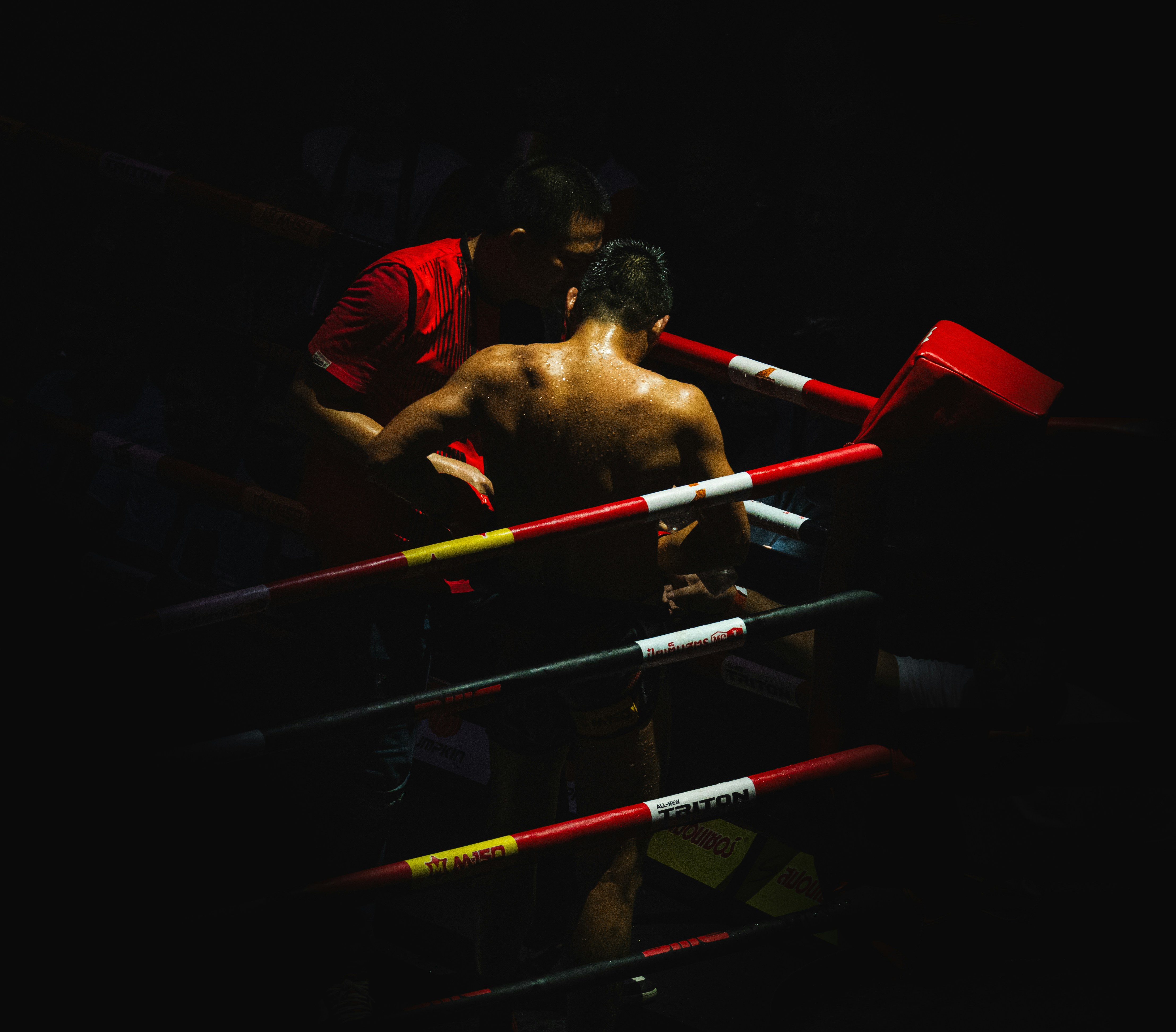 Coach in the boxing corner — trust and guidance